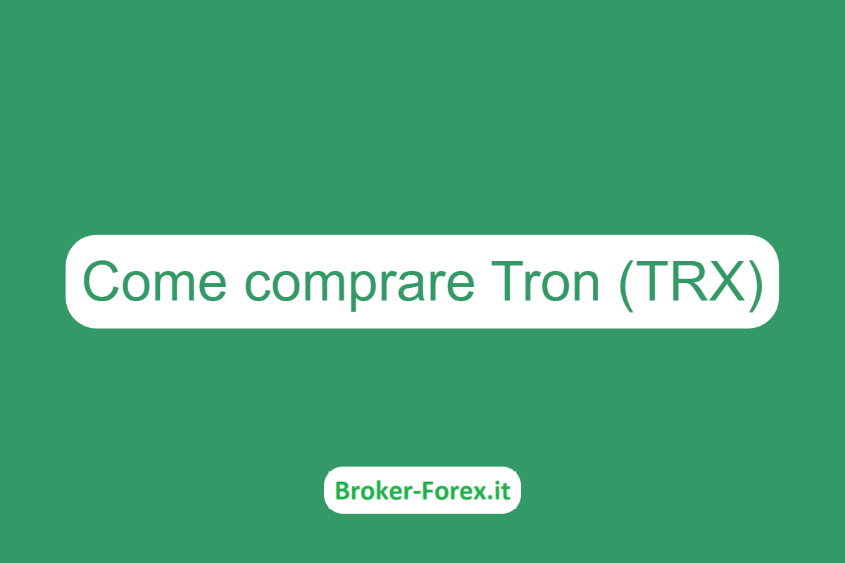 Come comprare Tron