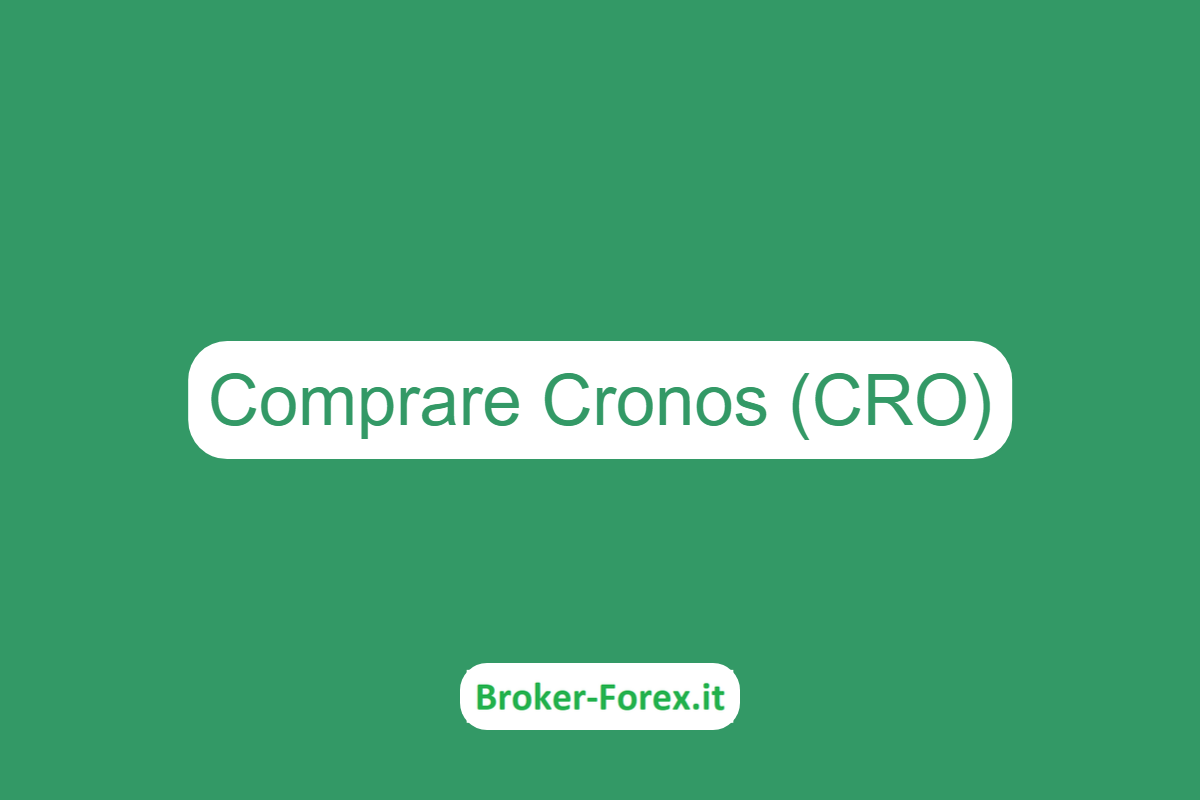 Comprare Cronos (CRO)