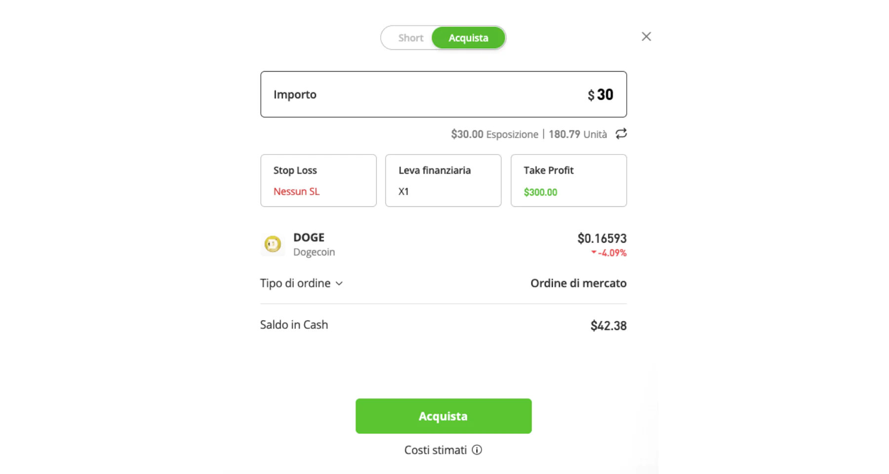 Criptovalute eToro