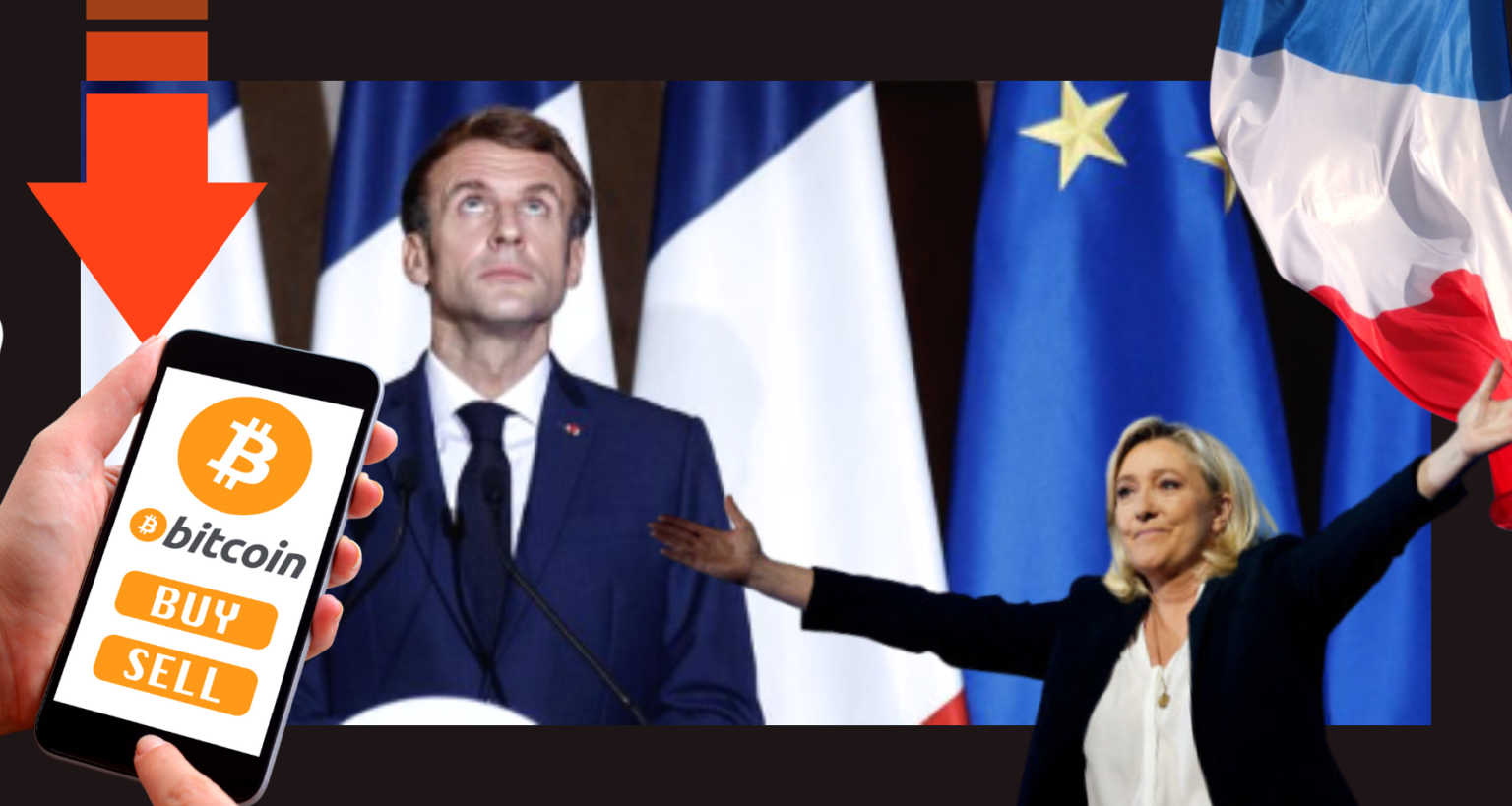 Bitcoin crolla, cosa c'entra la Francia