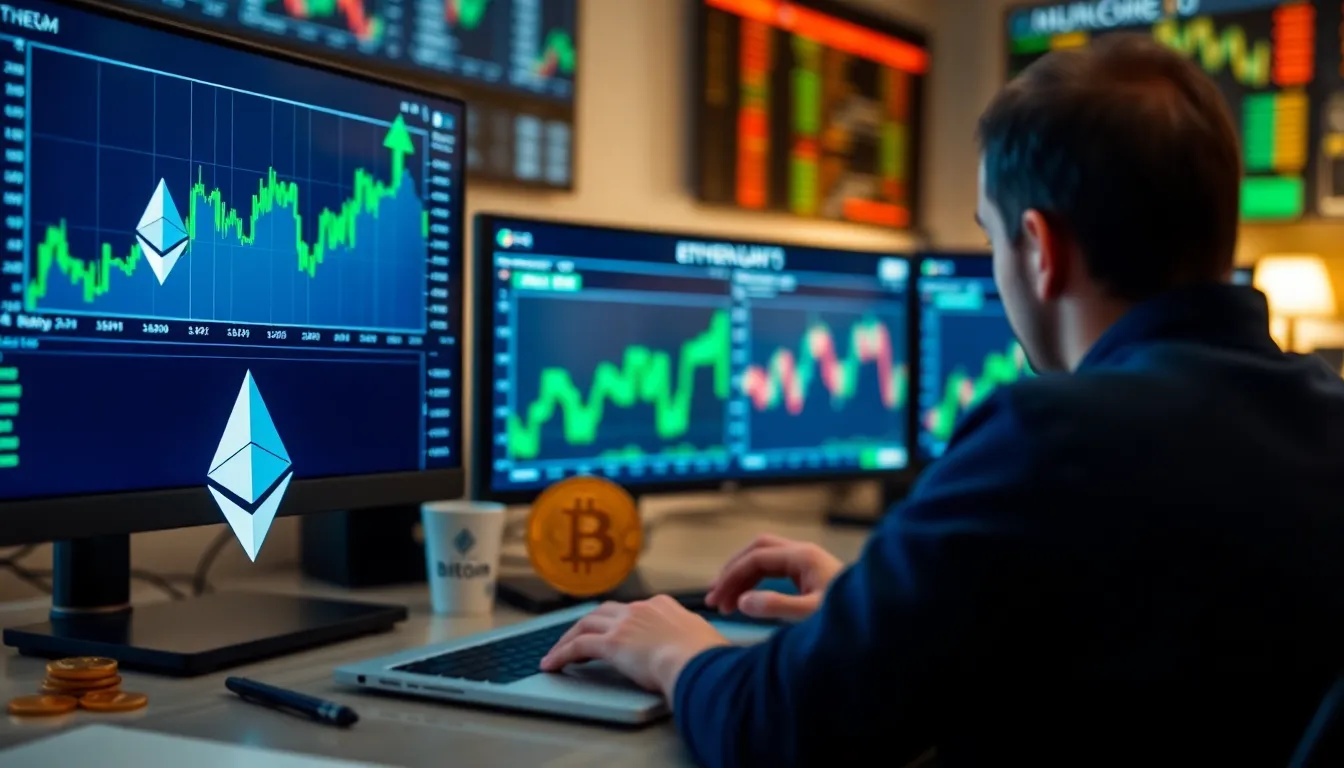 Ethereum e Bitcoin in rally, ma divergenze nei ritiri dagli exchange