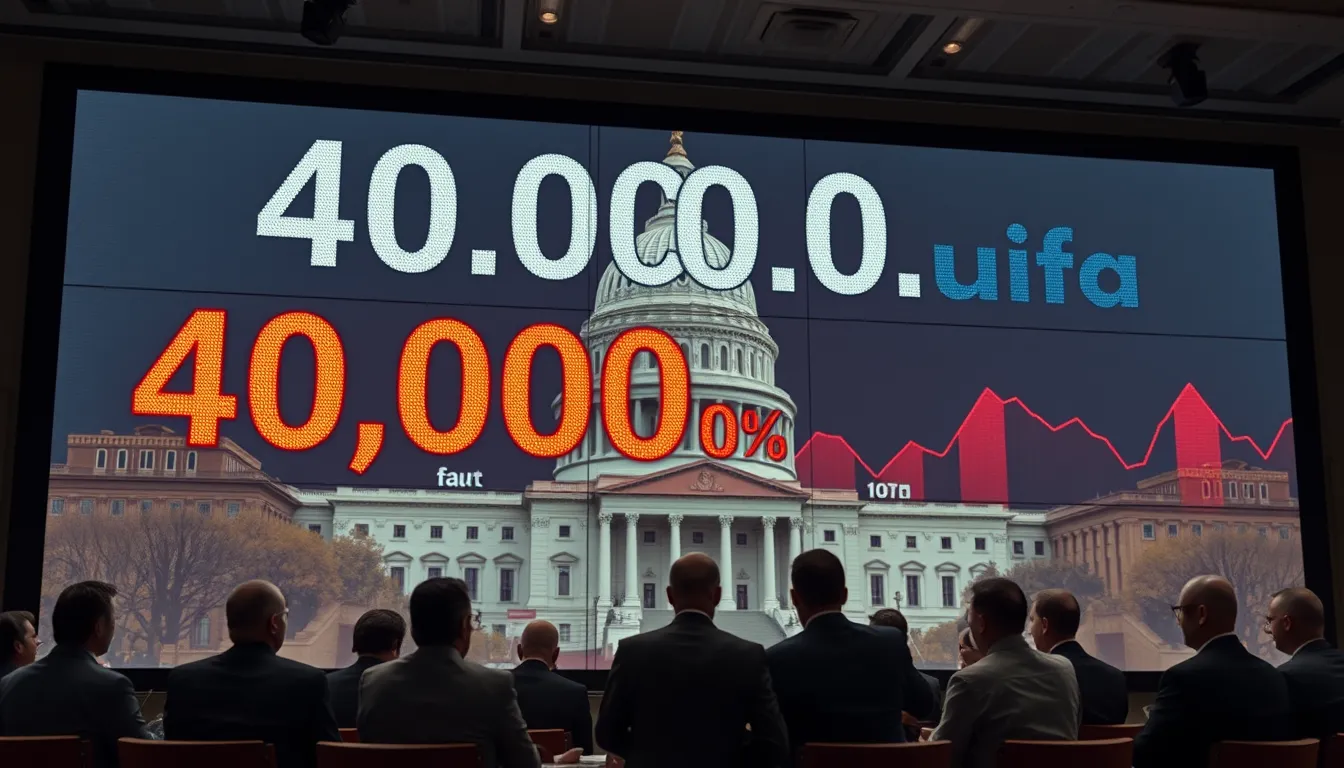 Il debito pubblico degli Stati Uniti supera i 40.000 miliardi di dollari