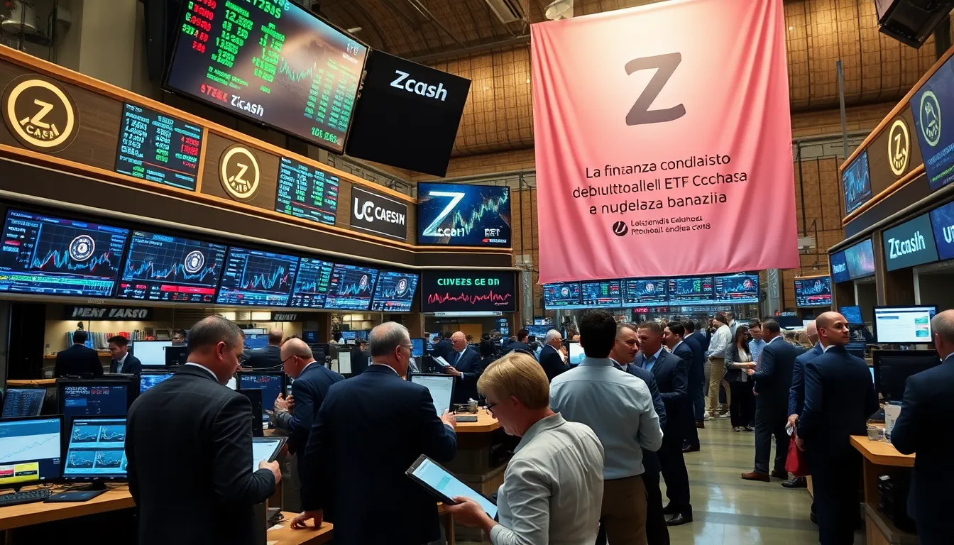 La finanza tradizionale conquista le crypto: debutto dell'ETF Zcash e nuova alleanza bancaria