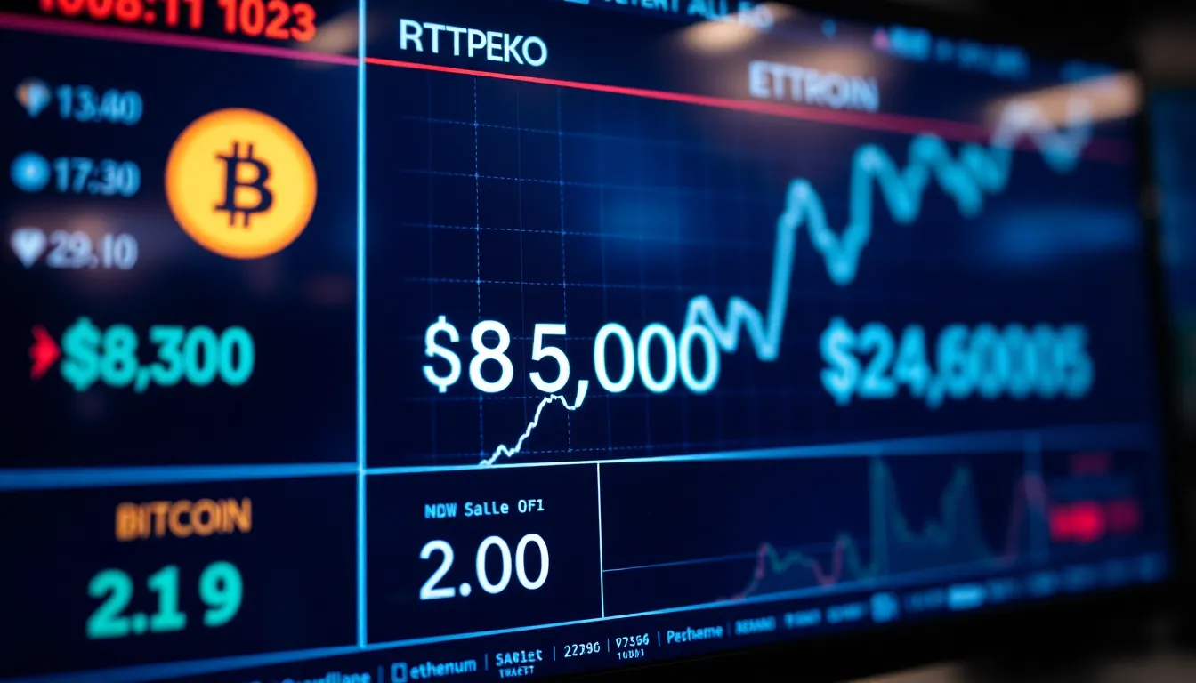 Rialzo del mercato crypto: Bitcoin a $82,300, Ethereum a $2,529